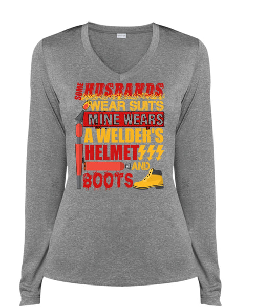 Some Husbands Wear Suits T Shirt, I Love Wife T Shirt