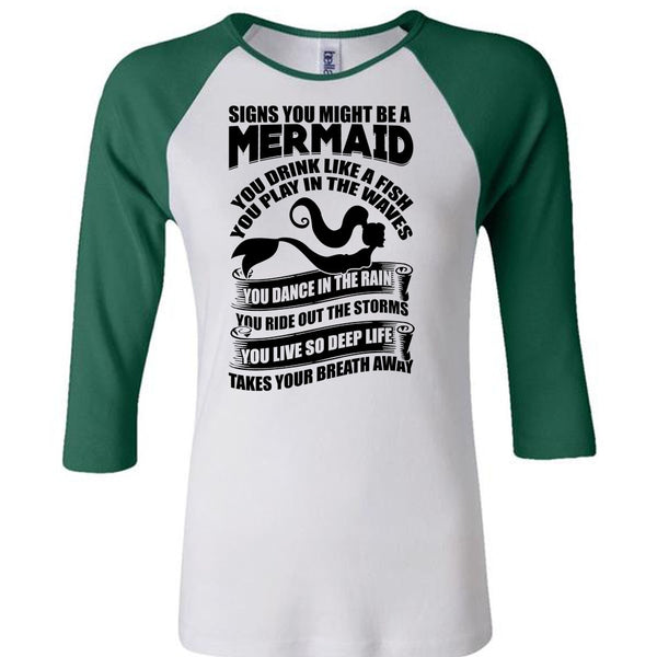 Signs You Might Be A Mermaid T Shirt, I Love Fishing T Shirt, Awesome T-Shirts