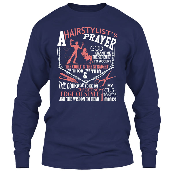A Hair Stylist's Prayer T Shirt, Hair Stylist's Prayer T Shirt
