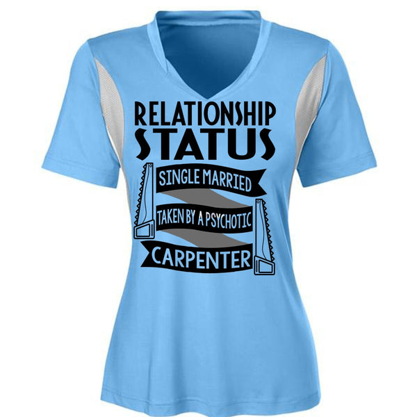Married Taken By A Psychotic Carpenter T Shirt, I Love Carpenter T Shirt, Awesome T-Shirts