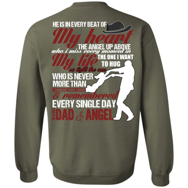 My Heart T Shirt, I Love Dad Sweatshirt