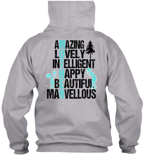 Amazing Lovely Intelligent Happy T Shirt, I Love Mom T Shirt