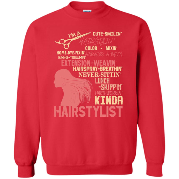 Hair-Styling T Shirt, Coolest Hair Stylist Sweatshirt