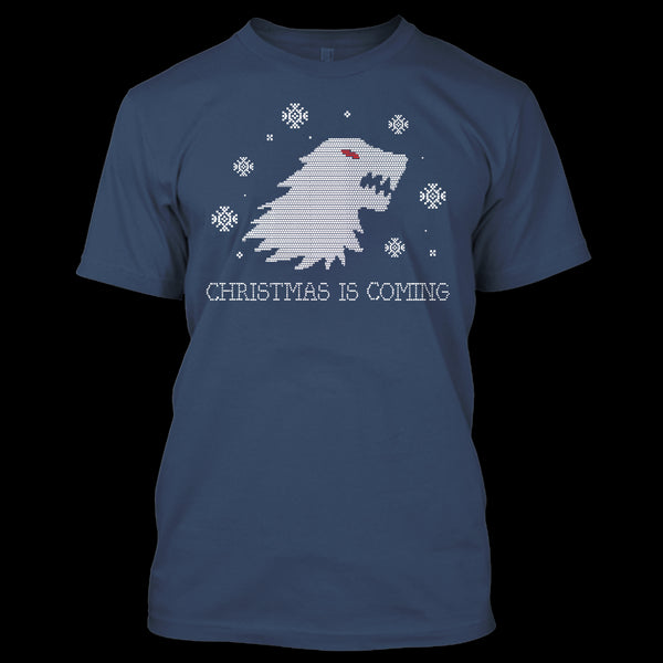 A black t-shirt with the shopify logo