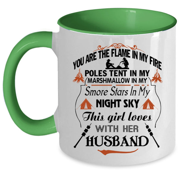 This Girl Loves With Her Husband Mug, Cool Married Cup