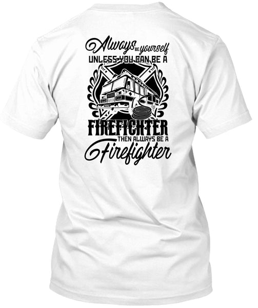 A black t-shirt with the shopify logo