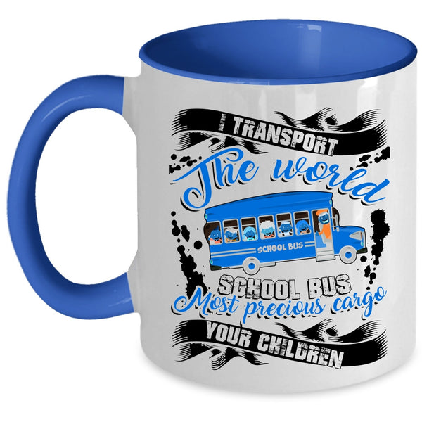 Funny Gift For Bus Driver Coffee Mug, Cool School Bus Accent Mug