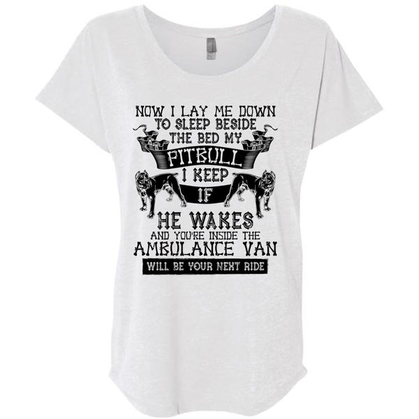 Sleep Beside The Bed My Pit Bull T Shirt, I Love My Dog T Shirt, Awesome T-Shirts