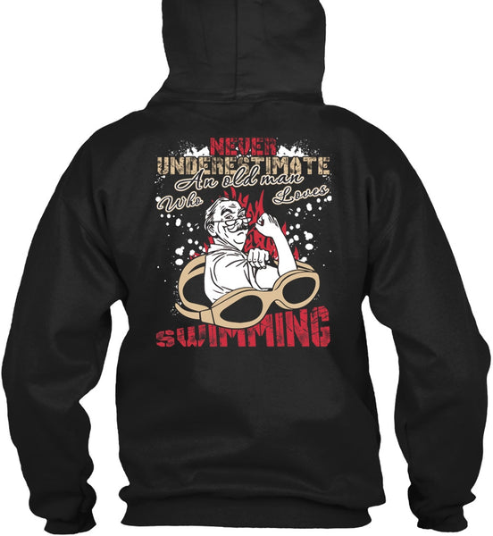 Old Man Who Loves Swimming T Shirt, Being A Swimmer T Shirt