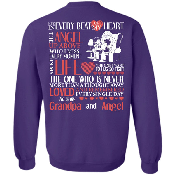 Beat Of My Heart T Shirt, I Love Grandpa Sweatshirt