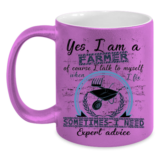 Awesome Farmer Coffee Mug, I Am A Farmer Accent Mug