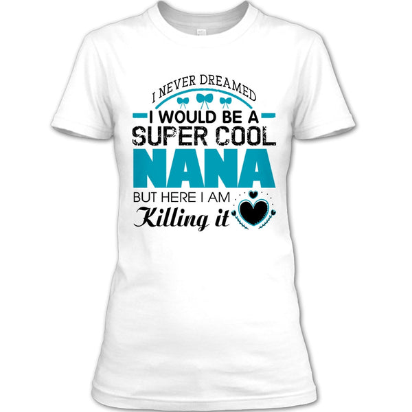 A black t-shirt with the shopify logo