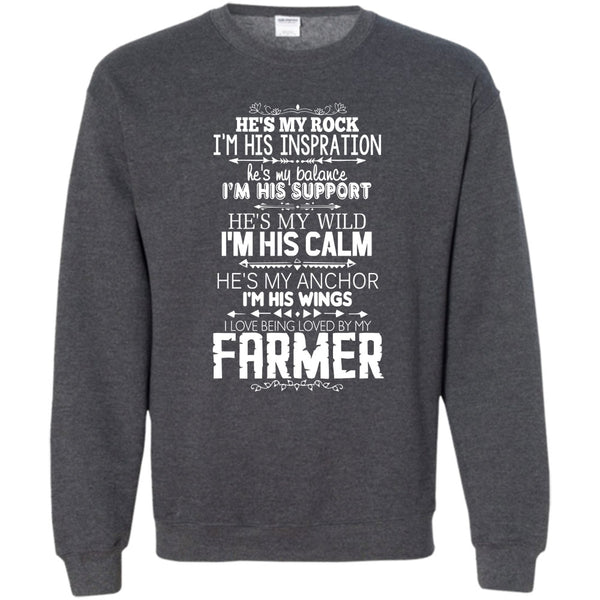I Love Being Loved By My Farmer T Shirt, Coolest Farmer Sweatshirt