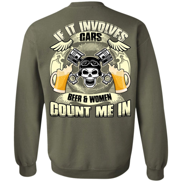 I Love Mechanic T Shirt, Beer And Women Sweatshirt