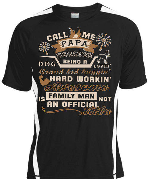 A black t-shirt with the shopify logo