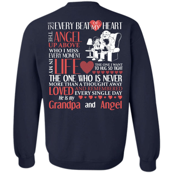Beat Of My Heart T Shirt, I Love Grandpa Sweatshirt