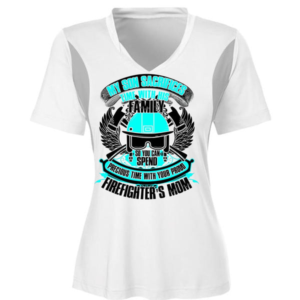 My Son Sacrifices Time T Shirt, I Love Firefighter T Shirt, Awesome T-Shirts