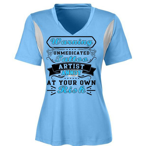 Warning Unmedicated Tattoo Artist T Shirt, I Love Tattoo T Shirt, Awesome T-Shirts
