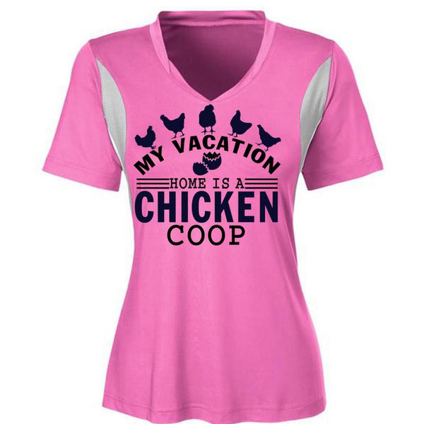 My Vacation Home Is A Chicken Coop T Shirt, I Love Chicken T Shirt, Awesome T-Shirts