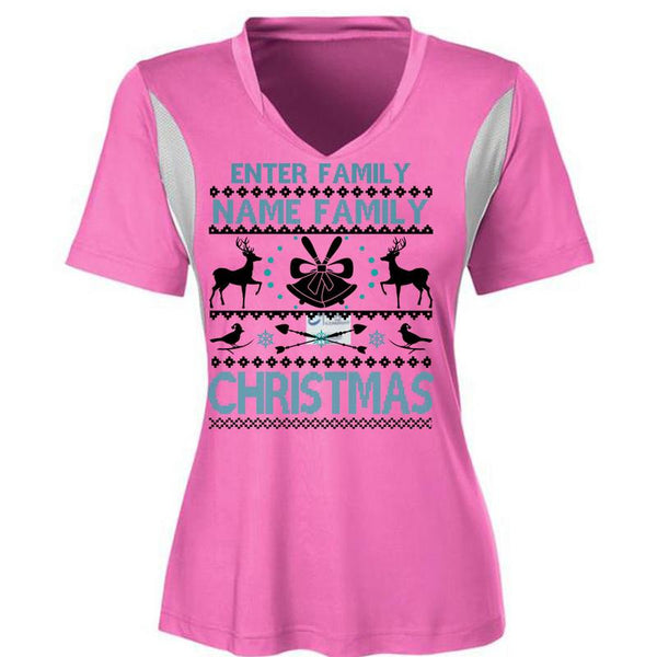 Enter Family Name Family Christmas T Shirt, This Girl Loves Christmas T Shirt, Awesome T-Shirts