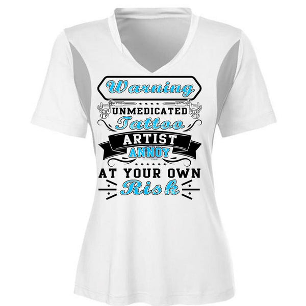 Warning Unmedicated Tattoo Artist T Shirt, I Love Tattoo T Shirt, Awesome T-Shirts