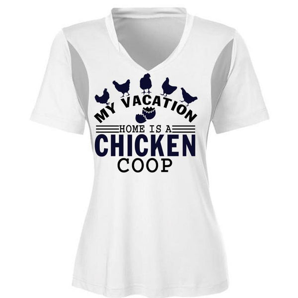 My Vacation Home Is A Chicken Coop T Shirt, I Love Chicken T Shirt, Awesome T-Shirts
