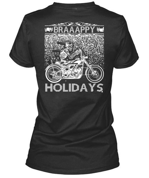 Braaappy Holidays T Shirt, I Love Christmas T Shirt