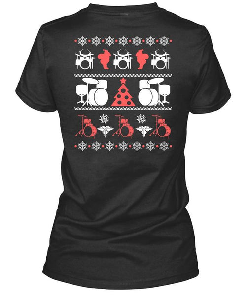 I Love Drummer T Shirt, I Love Christmas T Shirt