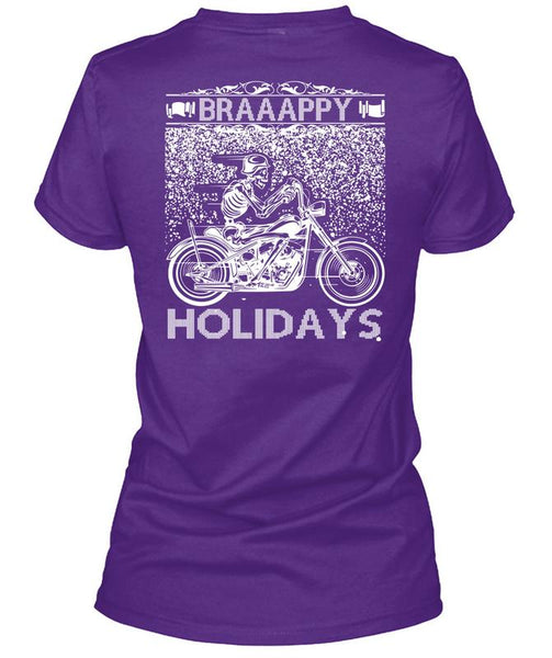 Braaappy Holidays T Shirt, I Love Christmas T Shirt