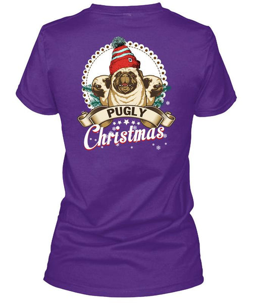 Pugly Christmas T Shirt, I Love Christmas T Shirt