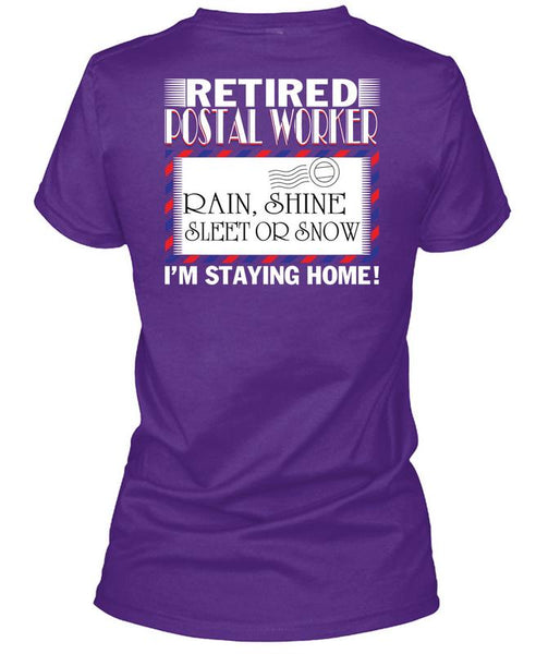 Retired Postal Worker T Shirt, Being A Postman T Shirt