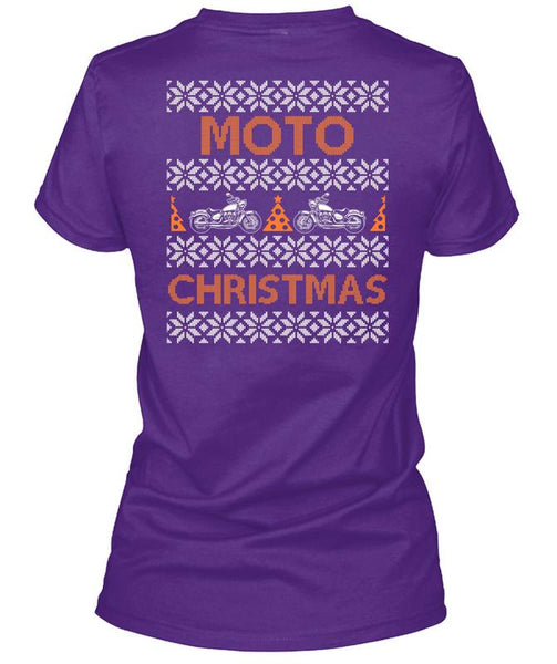 Moto Christmas T Shirt, I Love Christmas T Shirt