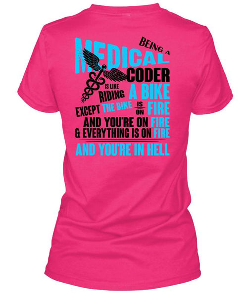 Being A Medical Coder T Shirt, I Love Doctor T Shirt