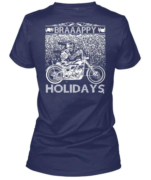 Braaappy Holidays T Shirt, I Love Christmas T Shirt