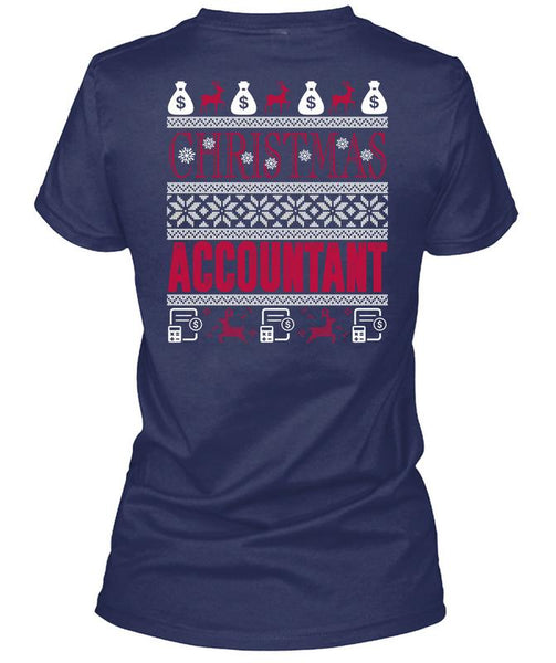 Christmas Accountant T Shirt, Being An Accountant T Shirt
