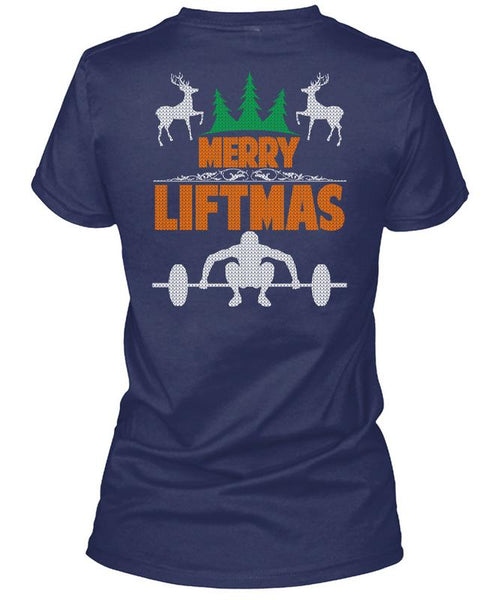 Merry Liftmas T Shirt, I Love Christmas T Shirt