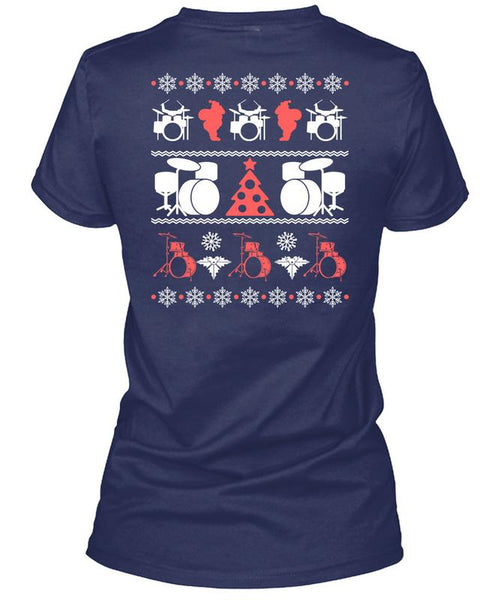 I Love Drummer T Shirt, I Love Christmas T Shirt