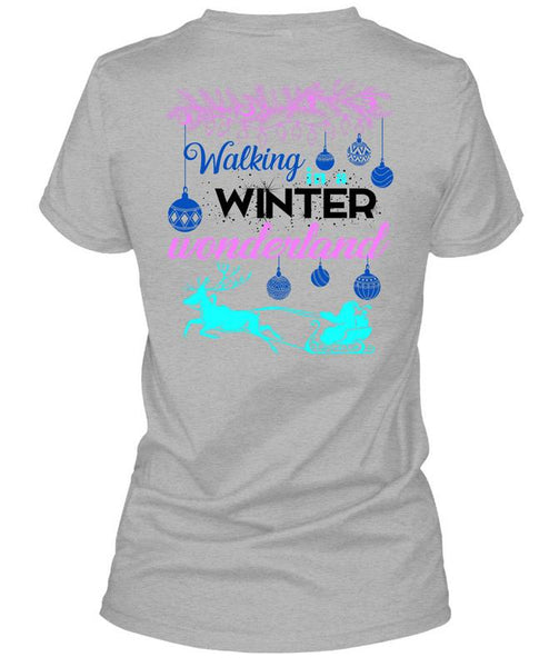 Walking Winter Wonderland T Shirt, This Girl Loves Christmas T Shirt