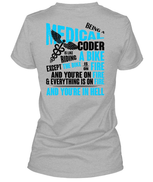 Being A Medical Coder T Shirt, I Love Doctor T Shirt