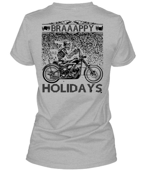 Braaappy Holidays T Shirt, This Girl Loves Christmas T Shirt