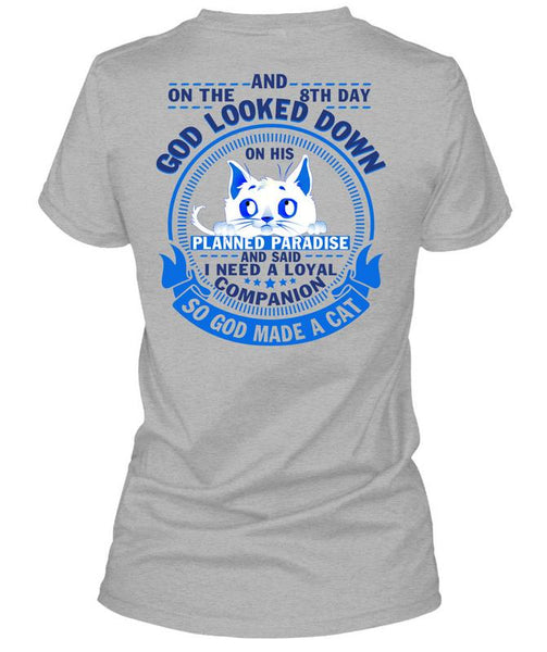 God Made A Cat T Shirt, I Love My Cat T Shirt