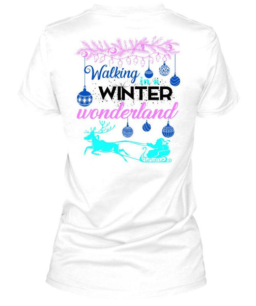 Walking Winter Wonderland T Shirt, This Girl Loves Christmas T Shirt