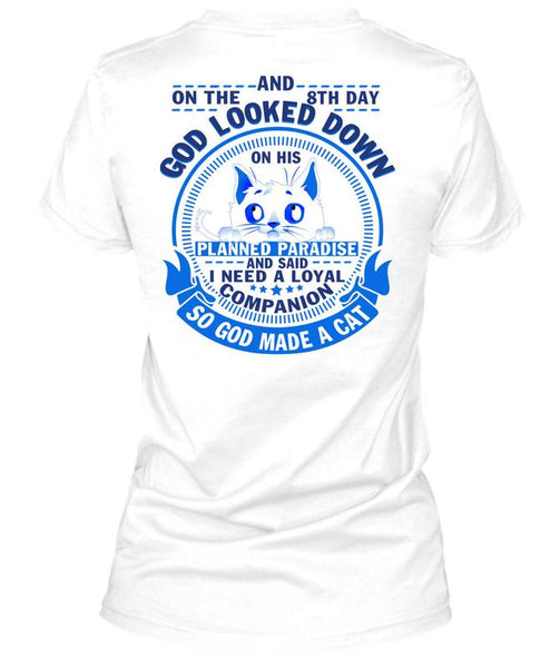 God Made A Cat T Shirt, I Love My Cat T Shirt