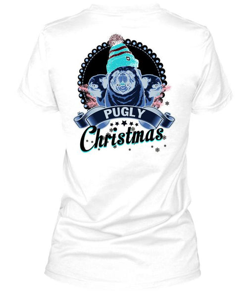 Pugly Christmas T Shirt, I Love My Dog T Shirt