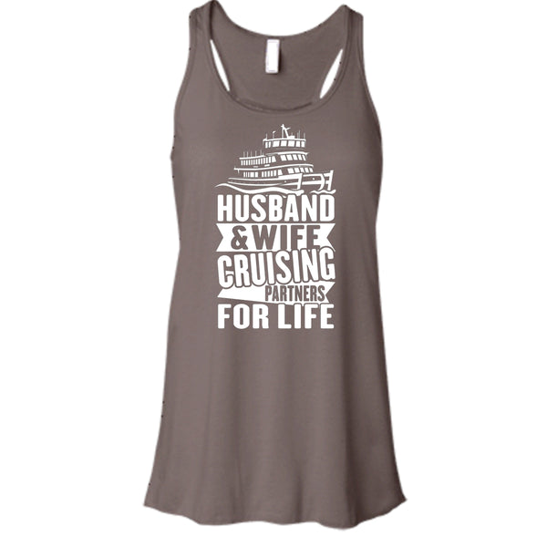 Husband & Wife T Shirt, Cruising Partners For Life T Shirt, Cool T Shirt