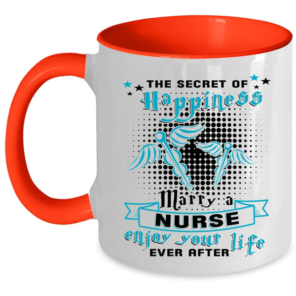 I Love My Nurse Coffee Mug, Marry A Nurse Accent Mug