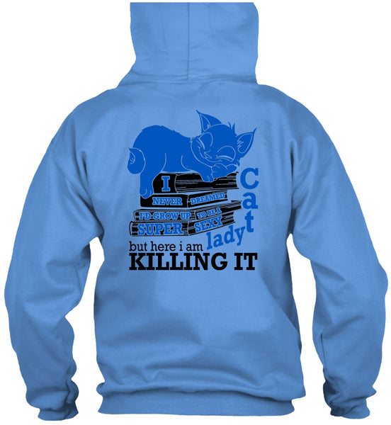 I'd Grow Up To Be A Cat Lady T Shirt, I Love My Cat T Shirt