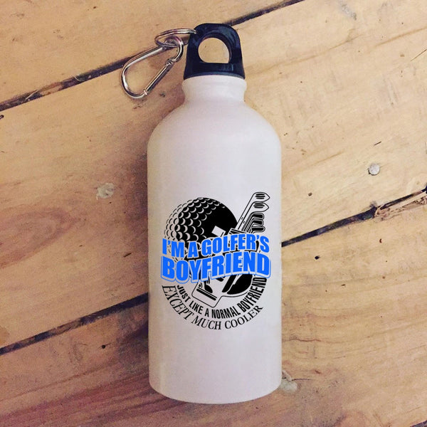 I'm A Golfer's Boyfriend 20 oz Stainless Steel Bottle,Cool Golfer's Boyfriend Outdoor Sports Water Bottle