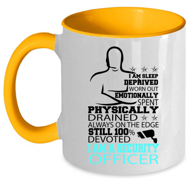 Cool Security Officer Coffee Mug, I Am A Security Officer Accent Mug
