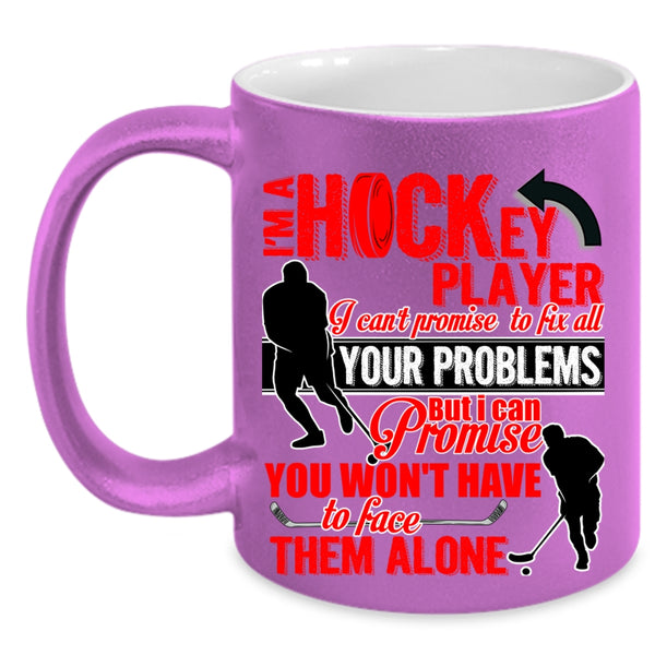 Cute Hockey Player Coffee Mug, I'm A Hockey Player Accent Mug